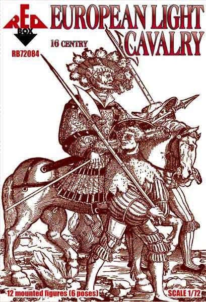 Red Box 72084 European light cavalry, 16th century, set 1 1/72