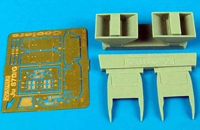 Aires 4404 Junkers Ju 87D Stuka air coolers 1/48