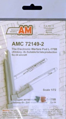 Advanced Modeling AMC 72149-2 L-175B Khibiny-B for Su-34 late production 1/72