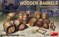 MiniArt 35630 Wooden Barrels - Medium Size (12 pcs.) 1/35