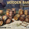MiniArt 35630 Wooden Barrels - Medium Size (12 pcs.) 1/35