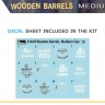 MiniArt 35630 Wooden Barrels - Medium Size (12 pcs.) 1/35
