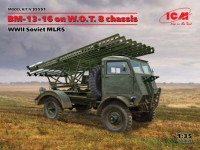 ICM 35591 БМ-13-16 на шасси W.O.T. 8, Советская РСЗО II МВ 1/35