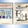 Print Scale PSR72002 DH 82b Queen Bee Part 1 The kit contains resin 3D and photo-etched parts, decal 1/72