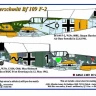 AML AMLC144001 Decals Messerschmitt Bf 109 F-2 1/144