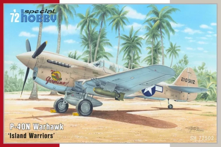 Special Hobby SH72502 P-40N Warhawk 'Island Warriors' (4x camo) 1/72