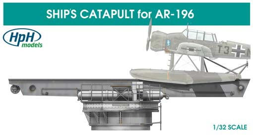 HpH 32004R Ships catapult for Ar 196 1/32