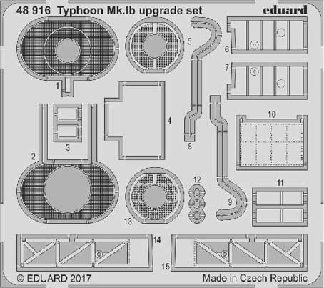 Eduard 48916 Typhoon Mk.Ib upgrade set 1/48