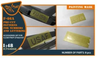 Clear Prop CPA48068 F-86A patterns for numbers&lettering (CLPR) 1/48
