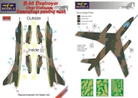 Lf Model M72145 Mask B-66 Destroyer o.Vietnam Camo Painting 1/72