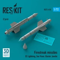 Reskit 72410 Firestreak missiles (2 pcs.) 1/72