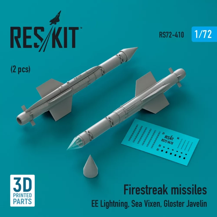 Reskit 72410 Firestreak missiles (2 pcs.) 1/72