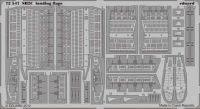 Eduard 72547 SB2C landing flaps 1/72