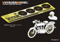 Voyager Model PE35519 WWI French Peugeot 1917 750cc cyl Motorcycle (MENG HS-005) 1/35