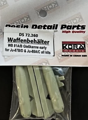 Kora Model DS72260 WB 81A/B Giesskanne early (Ju-87B/D,Ju-88A/C) 1/72