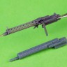 Master (Pl) 48183 Spandau LMG 08/15 w/ SHORT charg.handle (2x) 1/48