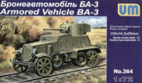 UM 364 Armored Vehicle BA–3 (railway version) 1/72