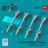Reskit 48582 R-27ET (AA-10 Alamo-D) missiles (4 pcs.) 1/48