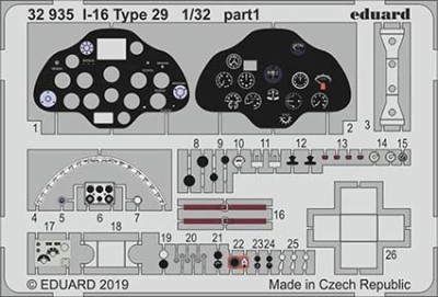 Eduard 32935 SET I-16 Type 29 (ICM)
