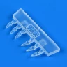 Quickboost 49095 Bf 109K clear position lights (w/ light bulb) 1/48