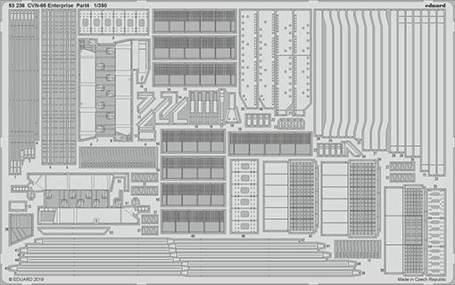Eduard 53236 CVN-65 Enterprise pt.4 (TAM) 1/350