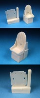 Barracuda Studios BCR32172 Supermarine Spitfire Mk.I-Mk.V Resin Seat with Backpad 1/32