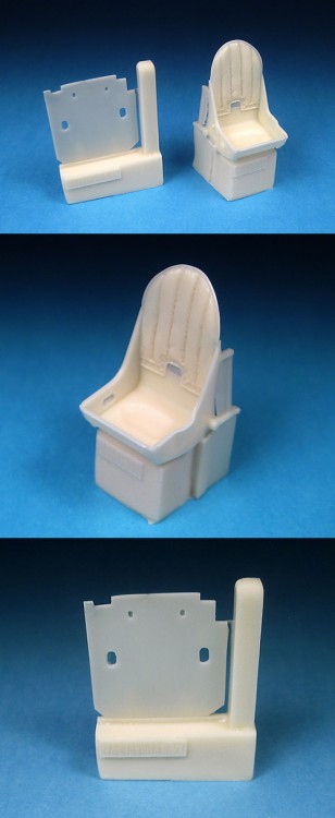 Barracuda Studios BCR32172 Supermarine Spitfire Mk.I-Mk.V Resin Seat with Backpad 1/32