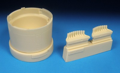 Barracuda Studios BCR48350 Hawker Sea Fury FB.11 cowling upgrade (designed to be used with Airfix kits) 1/48