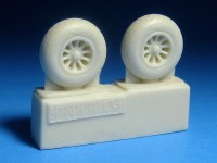 Barracuda Studios BCR72498 North-American P-51 Mustang Block Tread Wheels 1/72