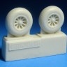 Barracuda Studios BCR72498 North-American P-51 Mustang Block Tread Wheels 1/72