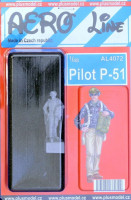Plus model AL4072 1/48 Pilot P-51 (1 fig.)