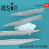 Reskit RS48-0325 Pylons for MiG-25 P/PD/PDS ICM 1/48