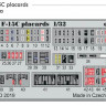 Eduard 32942 SET F-15C placards (TAM)