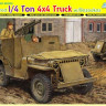 Dragon 6748 Armored Willis 1/4 Ton 4x4 Truck w/Bazooka
