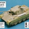 Aber 35A008 Pz.Kpfw.V Panther Ausf.A/D, Berge-Panther Pz.Kpfw.V Panther side skirts (designed to be used with Italeri kits) 1/35