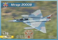 Modelsvit 72074 Mirage 2000B operational trainer (3x camo) 1/72