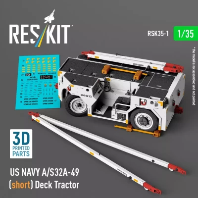 Reskit R35001 US NAVY A/S32A-49 (short) Deck Tractor 1/35