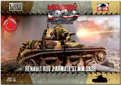 First To Fight FTF-72096 Renault R39 with 37mm SA38 cannon 1/72