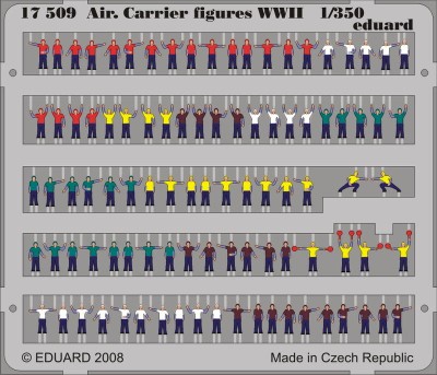 Eduard 17509 Air.Carrier Figures WWII 1/350