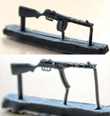 Zebrano ZA35208 Пистолет-пулемет ППШ-41 (поздняя версия), 6 шт. 1/35