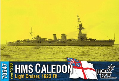 Combrig 70647 HMS Caledon Light Cruiser, 1923 fit 1/700