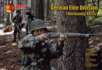 Mars MAR72106 German Elite Division (Normandy 44-45)(WWII) 40 figures/8 poses 1/72