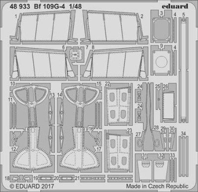 Eduard 48933 Bf 109G-4 1/48