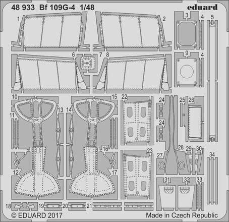 Eduard 48933 Bf 109G-4 1/48