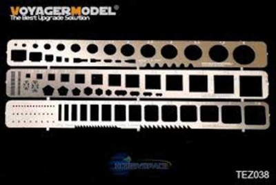 Voyager Model TEZ038 Voyager Scribing Template Set 9(распродажа) 1/35