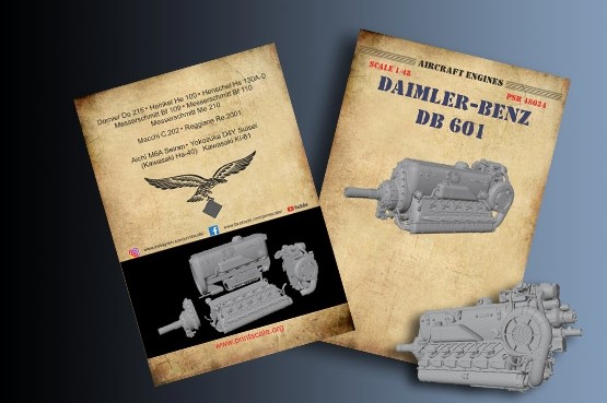 Print Scale PSR48024 Daimler-Benz DB 601 1/48