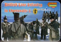 Strelets STRM094 Napoleonic British Line Infantry in Overcoats 1 1/72