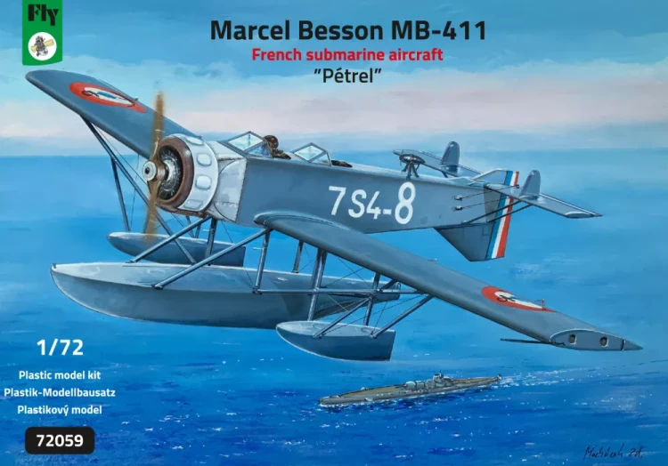 FLY 72059 Marcel Besson MB-411 (2x camo) 1/72