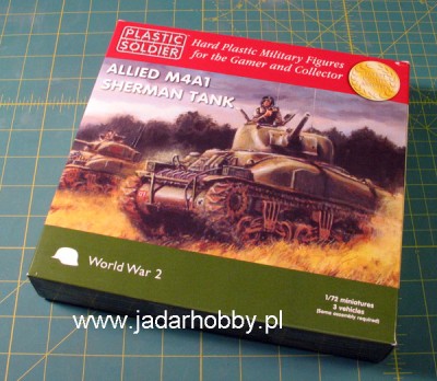 Plastic Soldier WW2V20004 - Allied M4A1 Sherman Tank