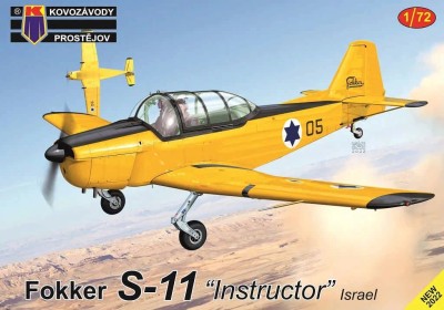 Kovozavody Prostejov 72372 Fokker S-11 'Instructor' (3x Israel camo) 1/72